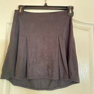 Brandy Melville Dark Gray Velvety Skirt